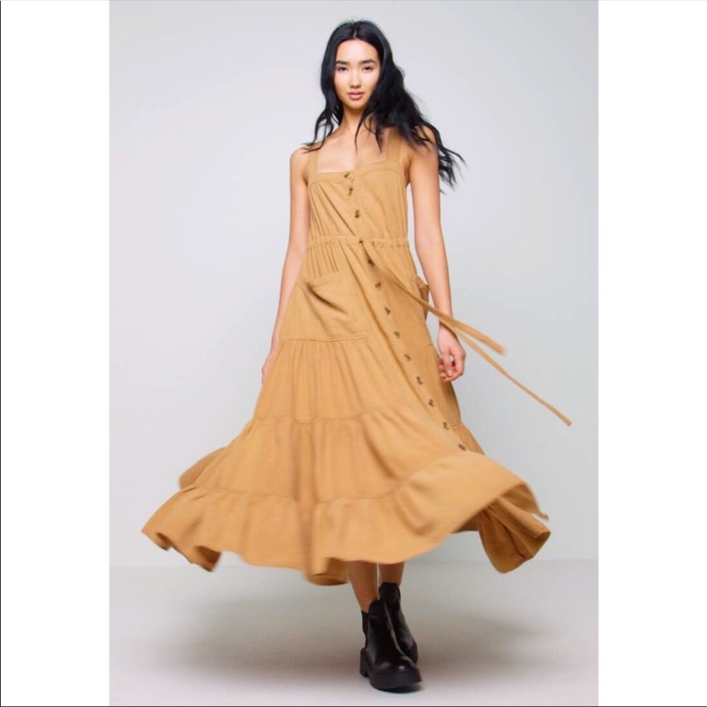 Free People Catch The Breeze Midi Dress